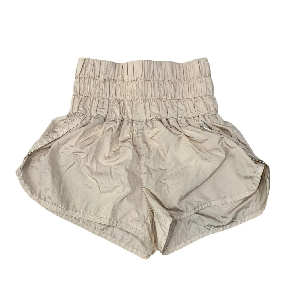 Free People Movement‎ The Way Home Shorts XS Beige Athletic Running Gym